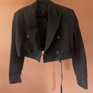 Helmut Lang crop blazer